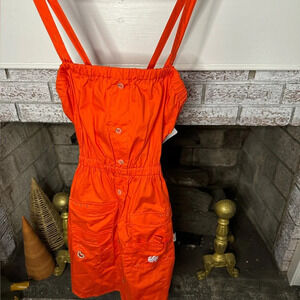 Clemson University Tigers Columbia new with tags smocked apron style dress